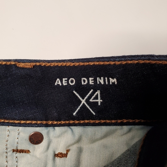 American Eagle Super Stretch Hi-Rise Shortie Sz 4 - Picture 4 of 5